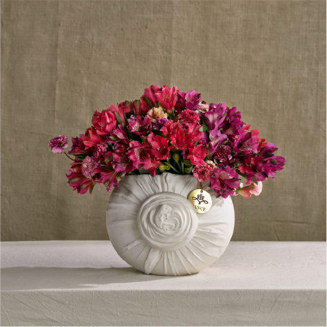 Arwa: Laminated Crystal Vase